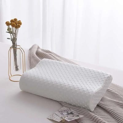 Traagschuim Kussen om te Slapen Verstelbaar Zijslaper Kussen voor Nek Schouder Pijnverlichting Orthopedisch Contour Kussen JAF028 50x30cm white