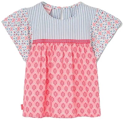 Boboli 303051 Blouse Met Korte Mouwen Roze 3 Years Meisje