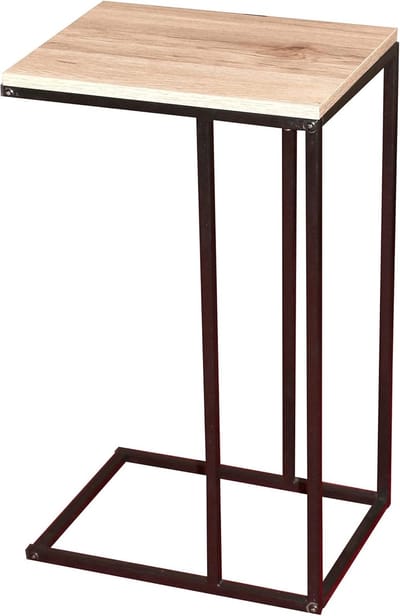 Bijzettafel - Sidetable Hout - Meubilair Plaatsen - Waterbestendig Materiaal - 40x30x66cm - Veelkleurig