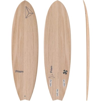 Surfplank Prism Surfboards Fish Paulownia Original Series FCS 2