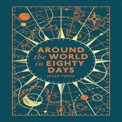 De Reis om de Wereld in Tachtig Dagen door Jules Verne Hardback Boek 9780241776278