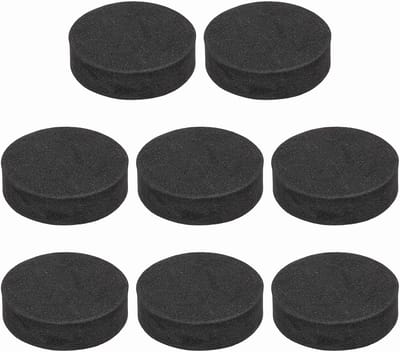 Luidspreker Isolatievoeten - Dempingspads - Geluid Verbeteren - Schokabsorberend EVA Schuim - 35 x 10 mm - Zwart
