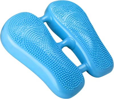 Multifunctionele Stepper Thuis – Stil Fitnessapparaat met Voetpedalen, Balansmat en Cardio Workout Apparatuur - Blauw
