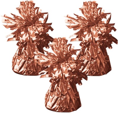 Haza Ballon gewichtje - 3x - rose goud - 170 gram - helium ballontrosje