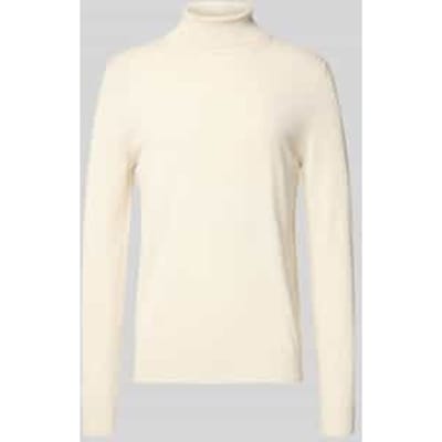 Pullover van wolmix met col
