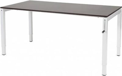 Verstelbaar bureau CB - Slinger 160x80 logan - wit frame