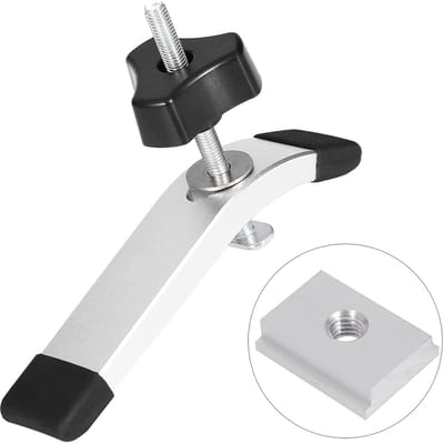 Dailygoods- Quick Release Clamps Set - Montage Klemmen - T-groef Rails - Metaalbewerking - Houtbewerking - M8 Draadgrootte - T-groove Clamps