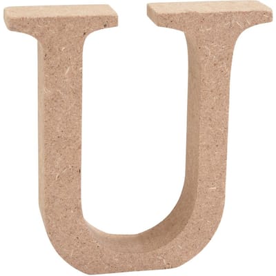 VBS MDF-brieven - Letter "U"