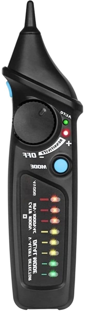 Spanningszoeker - Draadtester - Elektrische inspectie - Contactloze detectie - 178 cm - Zwart