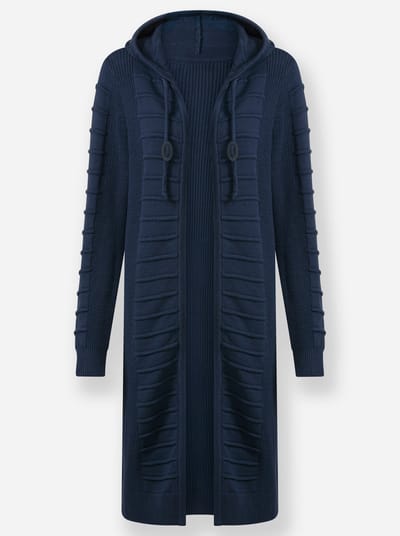 Lang gebreid vest