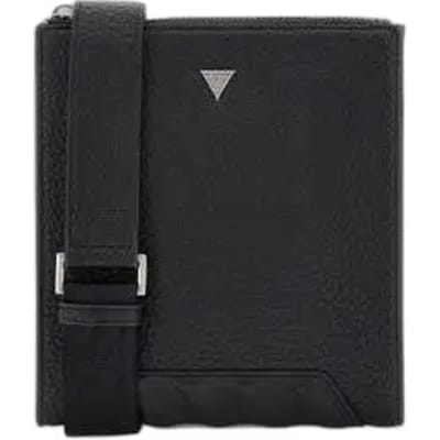 GUESS schoudertas Torino Crossbody Flat Black zwart