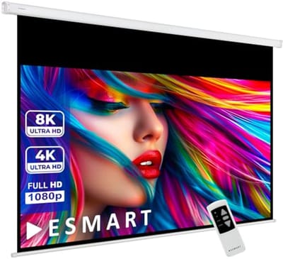 Professioneel Gemotoriseerd Projectiescherm 244 x 137 cm | 16:9 | Ideaal voor Thuisbioscoop
