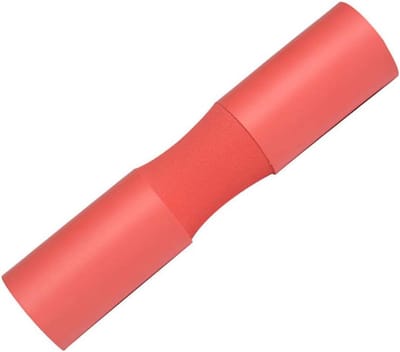 Schuim Barbell Pad - Halter Beschermer - Kracht Training - Quick-Slip Bevestiging - 46 cm - Rood