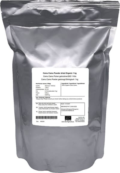 Camu Camu Poeder - 1 Kg - VehGro - Natuurlijk Superfood