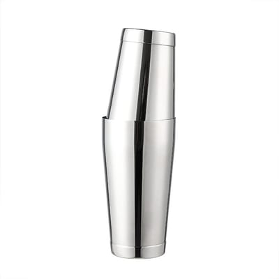 Boston Cocktail Shaker - 600/700ml - Set van 2 - Zilver - Roestvrij staal - Ideaal voor het maken van cocktails - Duurzaam en roestbestendig - Geweldig voor thuisbar of professioneel gebruik - Mixt drankjes snel - Ideaal voor cocktailliefhebbers