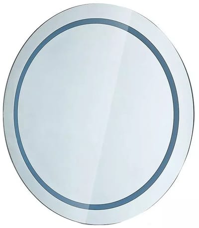 LED Badkamerspiegel - Viron Mirron - Ø60cm - Rond - Anti Condens - Helder/Koud Wit 6400K