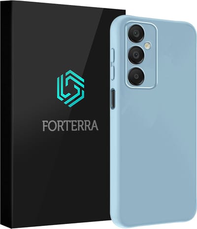 Hoesje Geschikt voor Samsung Galaxy A16 - Sterk & Shockproof - Siliconen Case - Hoes Cover - Lichtblauw