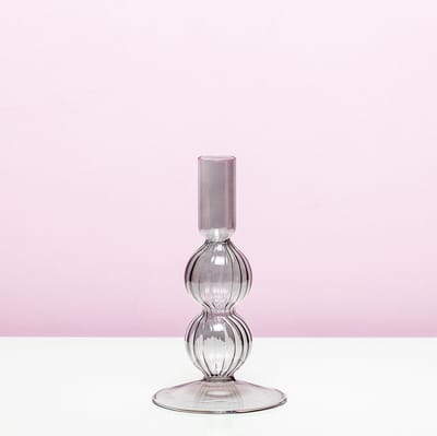 PresentTime Swirl Bubbles Kandelaar - Medium/zwart