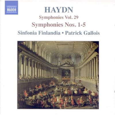 CD JOSEPH HAYDN - Symfonieën 1-5 8557571 Naxos 2005 Europa Klassiek Gebruikt