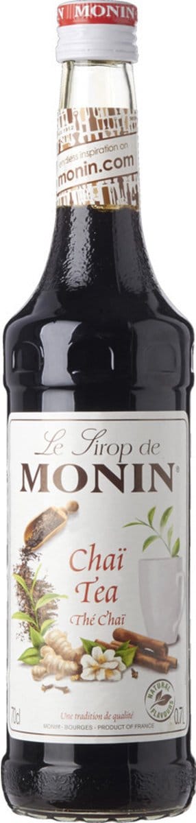 Monin Chai Tea siroop - extract voor warme of koude melk - 70cl