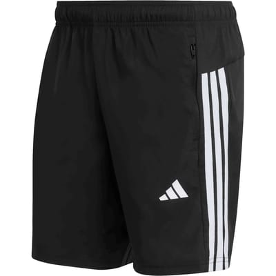 Adidas Performance Workout Essentials Base 3-Stripes Woven Short - Heren - Zwart
