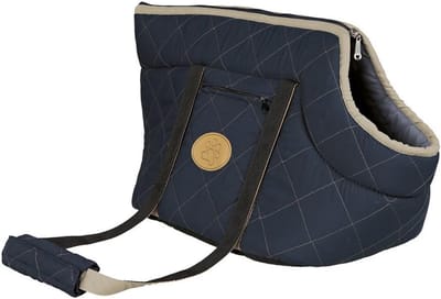 Draagtas Hond - Reistas - Vervoer Hond - Zijvak - 26x29x50 cm - Donkerblauw