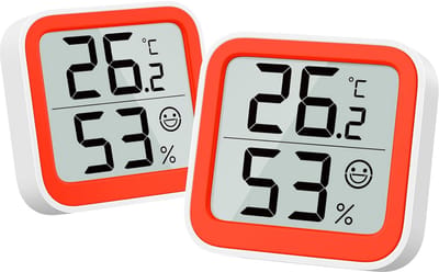 Mini Hygrometer en Thermometer - Binnen luchtvochtigheid Meter met Comfort Display en Temperatuurweergave