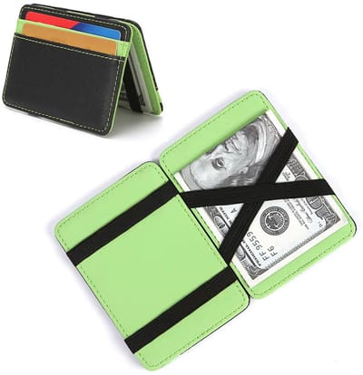 Actie4you® - Creditcardhouder - Portemonnee - Money clip – Magic Wallet - Groen