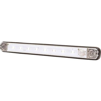 WAS LED-interieurverlichting 728 SENSOR LW10 LED 12 V (b x h x d) 238 x 25 x 10.4 mm Bewegingsmelder, Automatische inschakeling