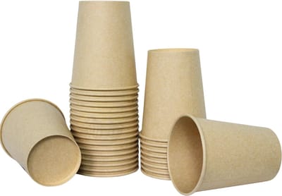 KURTT 1000x koffiebekers to go (extra stevig) dubbele wand, koffiebeker karton - 8oz/200ml Bruin -Drinkbeker - Koffiebeker - Kartonnen Beker - Wegwerpbeker - Papieren Beker