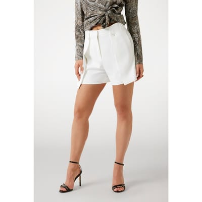GUESS Nina Shorts Pants White Peaks Taglia: 38 | Pantaloni da completo Outlet | Donna | Bianco