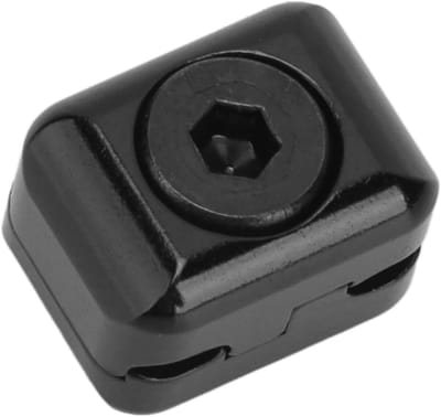 Metalen clip voor het bevestigen van kabels met verstelknop voor het afstellen van uitval - 1 pack