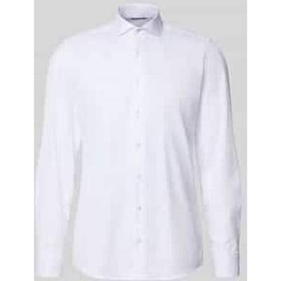 ETERNA slim fit overhemd - dubbele manchet - niet doorschijnend twill heren overhemd - wit - Strijkvrij - Boordmaat: 39 (EU maat: M)
