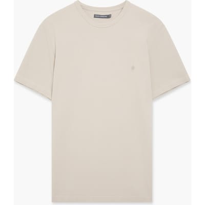 French Connection Popcorn Stone Maat: XS | Basic T-Shirts Outlet | Heren | Beige