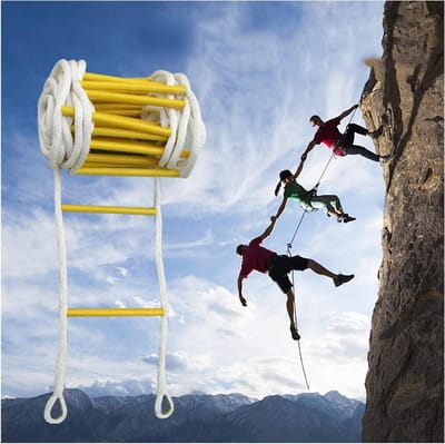 Touwladder - Evacuatietrap - Noodsituaties Ontsnappen - Stabiel Ontwerp - 7 meter - N.v.t.