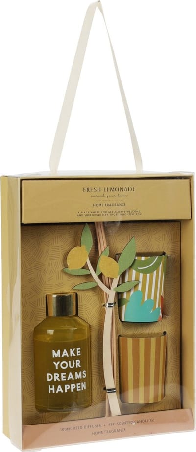 geurstokjes - geurkaarsen geschenkset - geurkaarsen in glas - cadeau voor vrouw