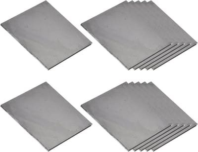Lasplaten - Metaal oefenplaten - Lassen oefenen - 11 gauge staal - 5x5 cm 6 stuks - Zwart