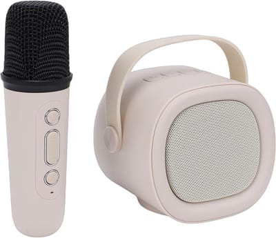 Draagbare Karaokemachine - Zing Installatie - Muziek en Zang - Met Draadloze Microfoon - 16 x 15 x 11 cm