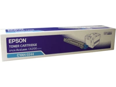 Epson S050244 toner cartridge cyaan (origineel)
