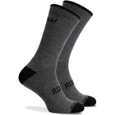Rogelli Merino Wool Dames en Heren Fietssokken - Grijs