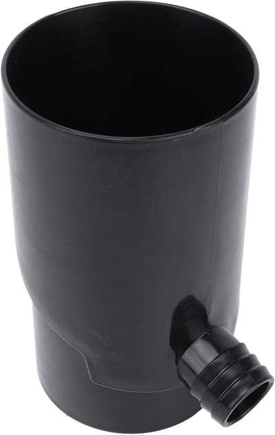 Regenwateromleider - Waterafvoer Opvangset - Water Besparen - Uniek Ontwerp - 10 Cm - Zwart