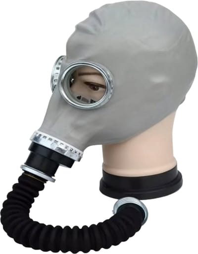 Gasmasker met Slang - BDSM - One size - Rollenspel - Erotisch