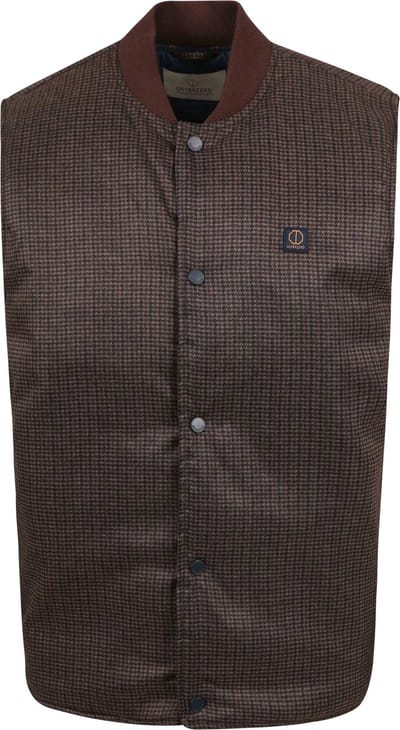 Dstrezzed Voss Bodywarmer Bruin - Maat XL - Heren - Bodywarmers