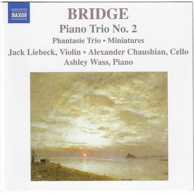 CD FRANK BRIDGE / JACK LIEBECK · ALEXA - Pianotrio nr.. 2 / Phantasie Trio · 8570792 Naxos 2009 US ObiKlassiek Gebruikt