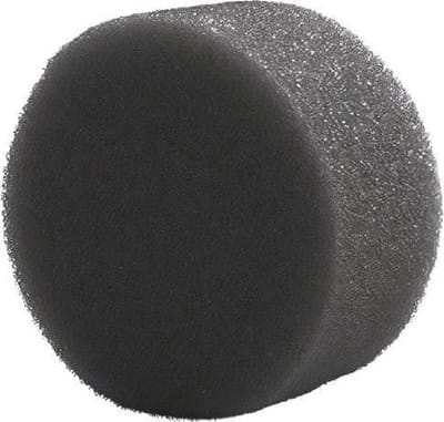 Superstar - Schmink Sponsje - Grimeersponsje Rond 6 X 3 Cm Foam Zwart