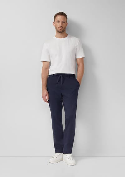 s.Oliver BLACK LABEL - Heren broek - Maat 56 - Mannen - 5955 - polyester