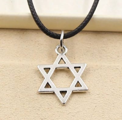 Akyol - Ster van David menorah joodse sieraden – Religieuze ketting-joodse ketting -joodse accesoires -joden ster -ketting ster – Vrouwen hebreeuws mannen – Israël – Geloof – Chanoeka hanger - cadeau voor vriendin - cadeau ketting - kett