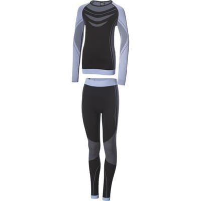 CRIVIT Kinder thermo-ondergoed (Zwart, 134/140)