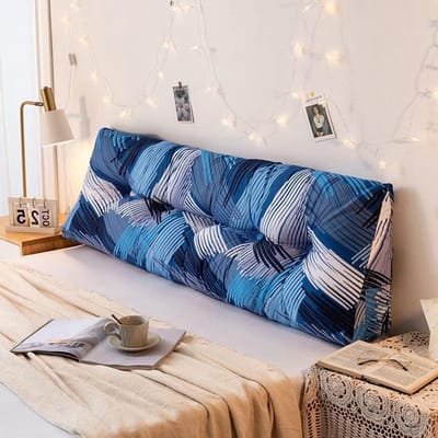 Leeskussen Bed Bank - Leunend Kussen Rugsteun - Comfortabel Lezen - Antislip Onderkant - 100cm - Veelkleurig