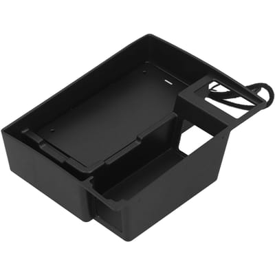 Draadloze Autolader Armsteun Opbergdoos Deksel Opladen ABS 15W Geschikt voor A6 C7 A7 2014-2017 black